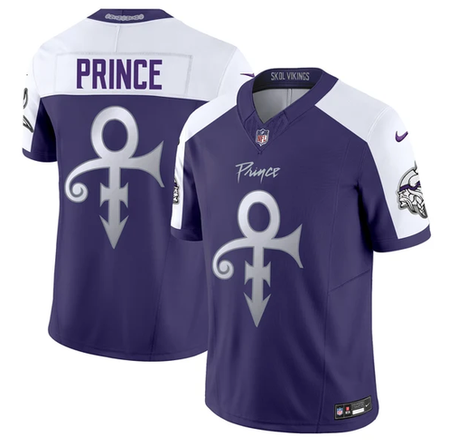 Men's Purple Minnesota Vikings Prince Alternate 2025 F.U.S.E. Stitched Jersey